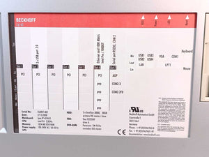 Beckhoff C6140 Control cabinet Industrial PC, Main Board: iPOX IP-4GVI63