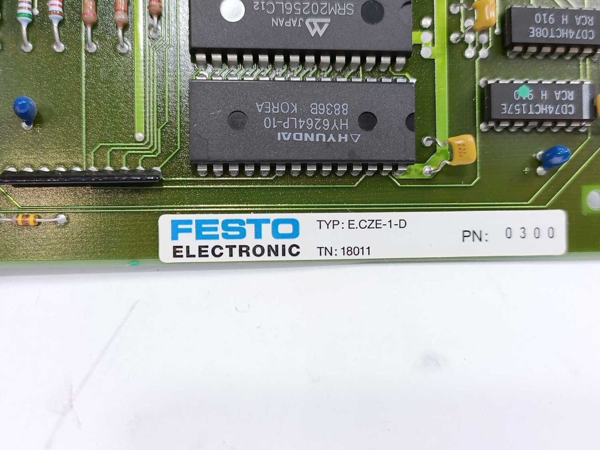 Festo 18011 Electornic PCB Card E.CZE-1-D