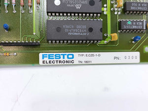 Festo 18011 Electornic PCB Card E.CZE-1-D