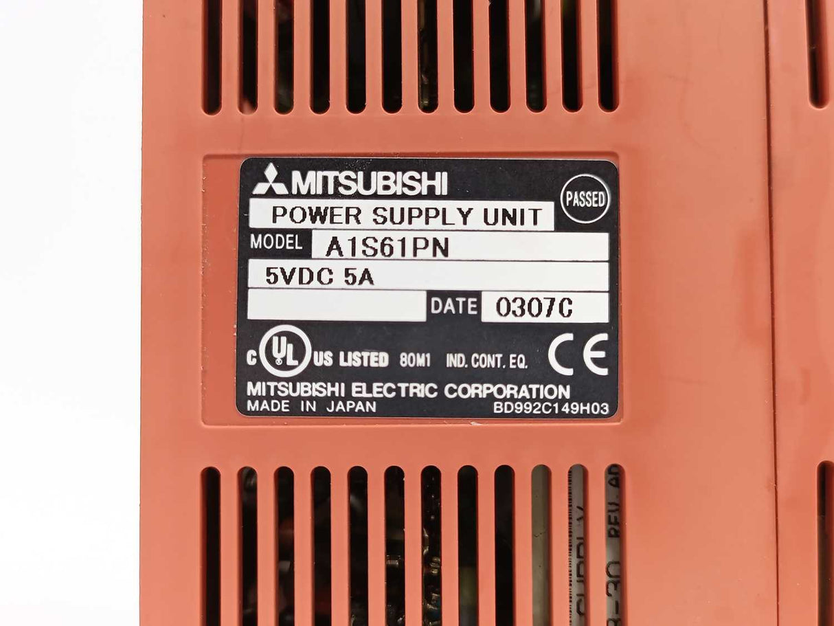 Mitsubishi A1S61PN Power Supply Unit 5VDC 5A