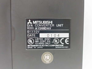 Mitsubishi A1S68DAV D/A Converter Unit