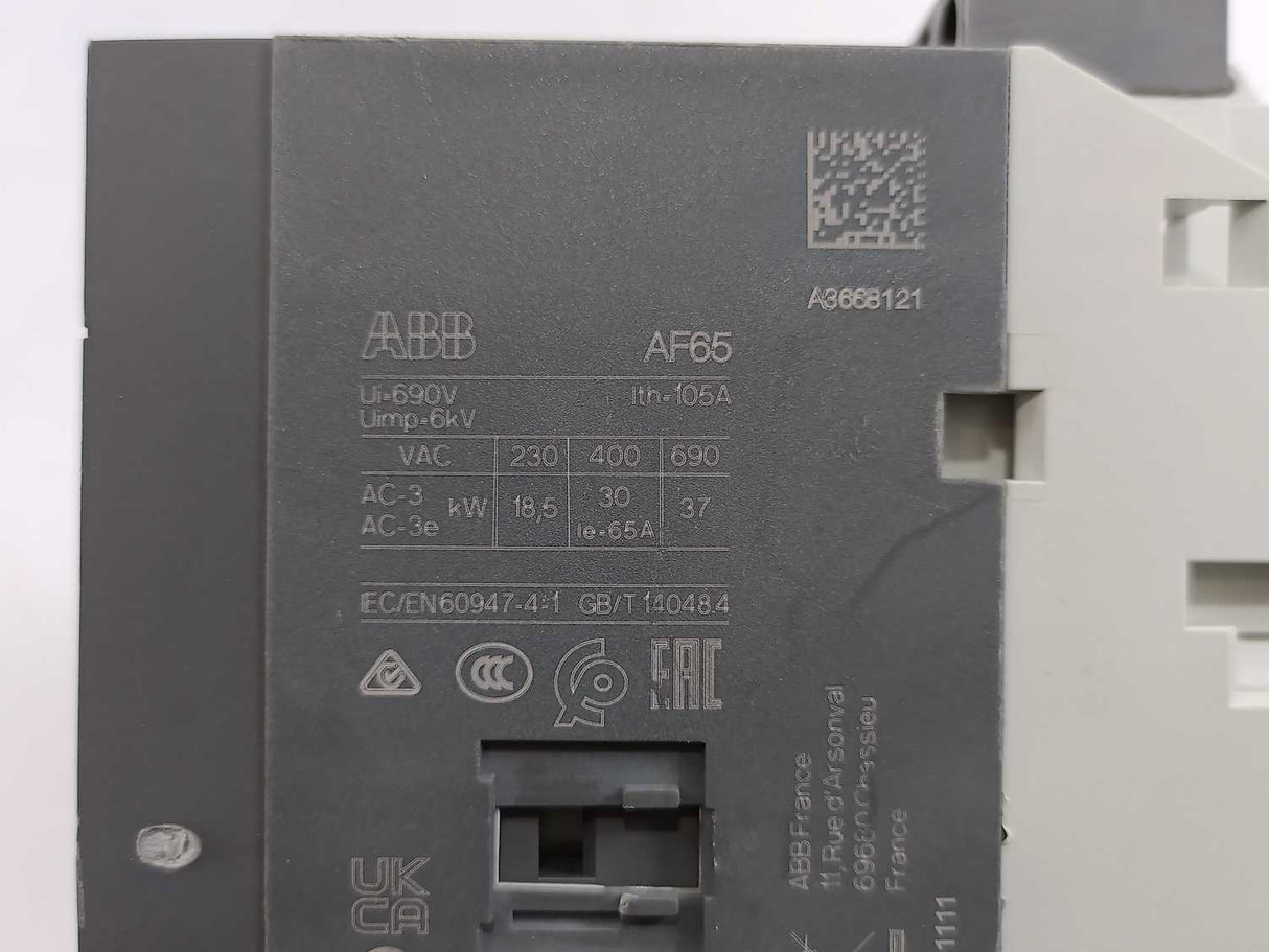 ABB 1SBL387001R1300 Contactor With Screw Terminals, AF65-30-00-13