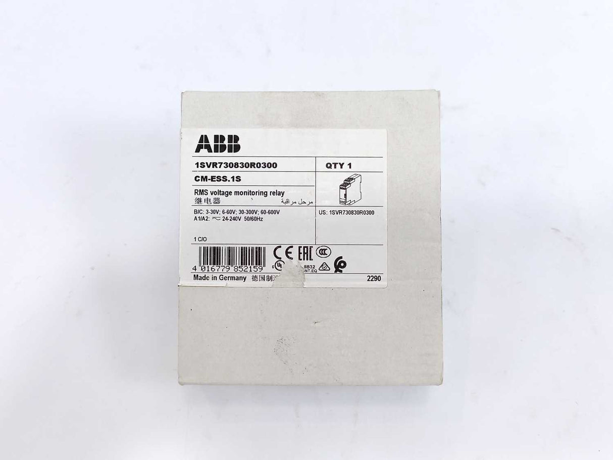 ABB 1SVR730830R0300 CM-ESS.1S Voltage Monitoring Relay