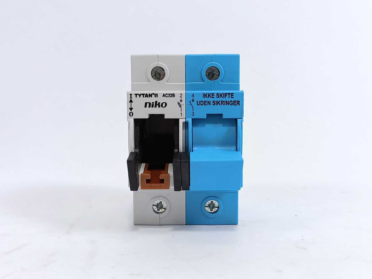 Niko / Servodan 61-002 AC22B 230V, 63A, 50Hz, , 5,5W. 2Pcs.