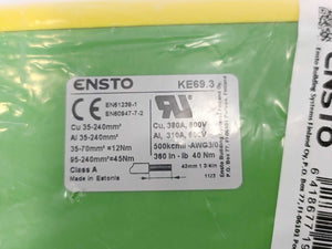 Ensto KE69.3 Feed-through Terminal PE 35-240mm²