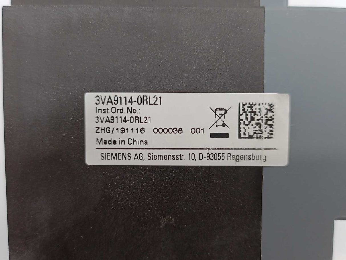 Siemens 3VA9114-0RL21 RCD-Module RCD520B