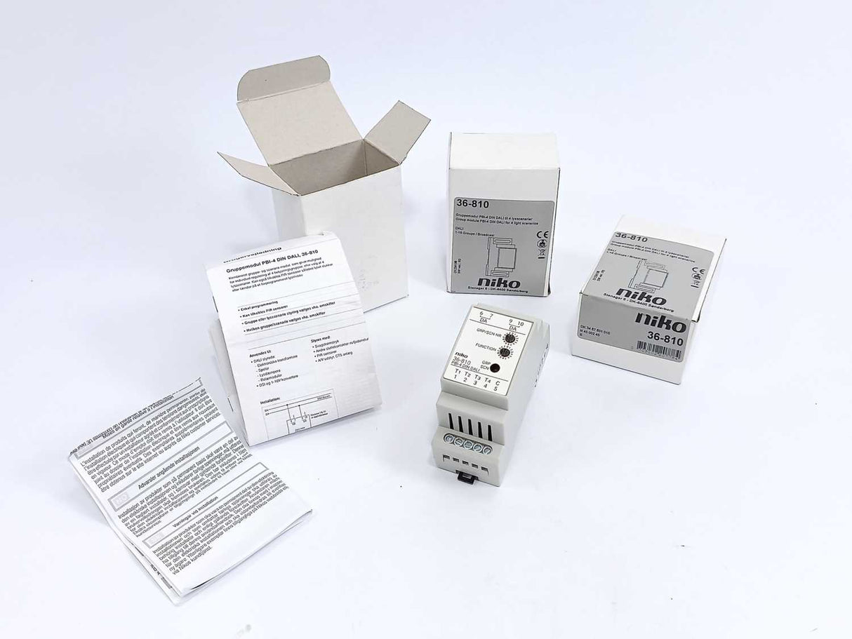 Niko 36-810 Group Module PBI-4 DIN DALI