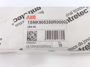 ABB 1SNK905350R0000 JB5-50 Comb Bridge Batch 10 Pcs.