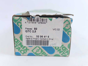 Phoenix Contact 3206416 QTC 2,5 Feed-through Terminal Block Batch 50 Pcs.