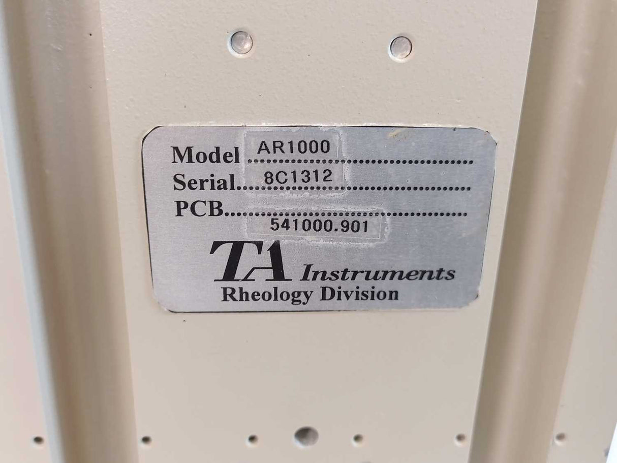 TA Instruments AR1000 Rheometer, 541000.901, 8C1312