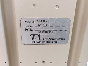 TA Instruments AR1000 Rheometer, 541000.901, 8C1312
