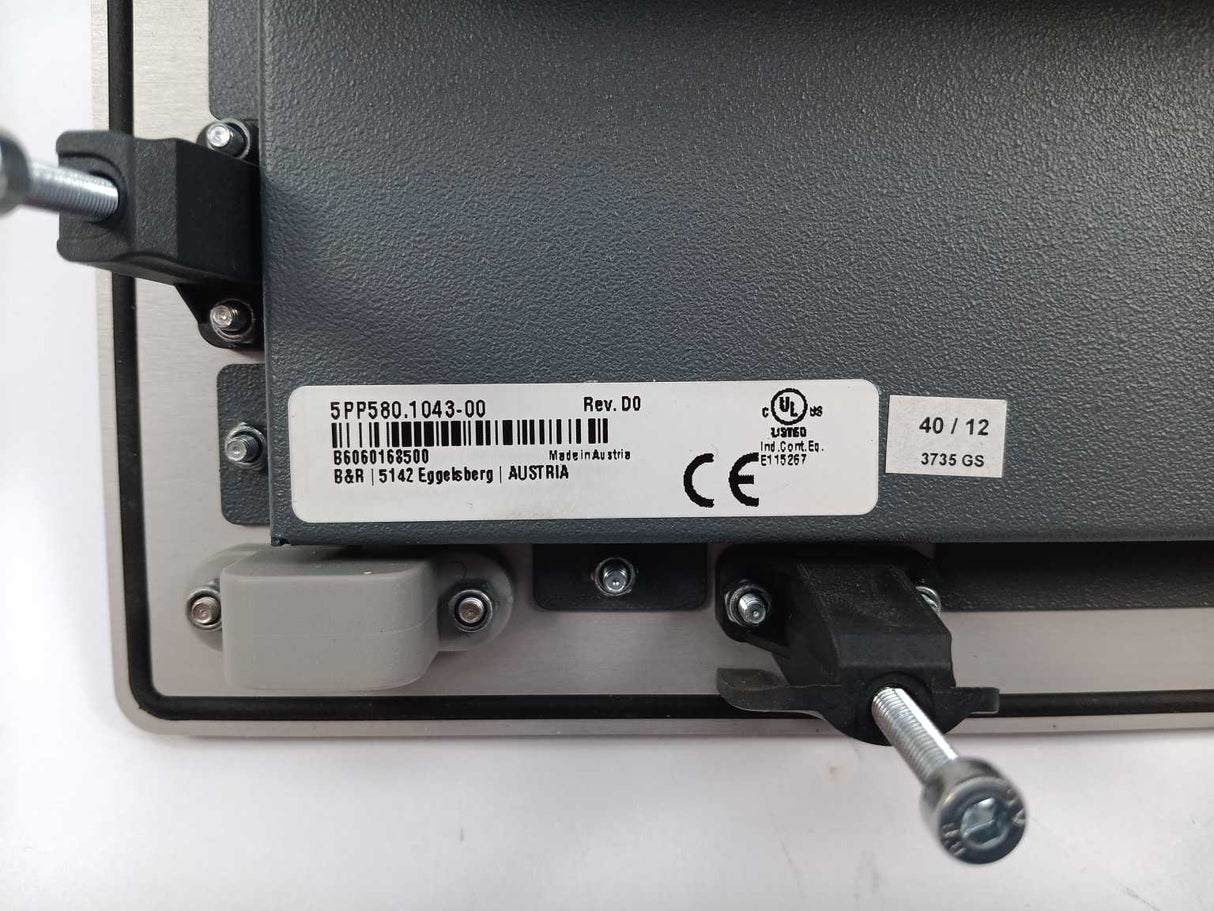 B&R 5PP580.1043-00 Power Panel 580 10.4" VGA TFT Display with Touch Screen