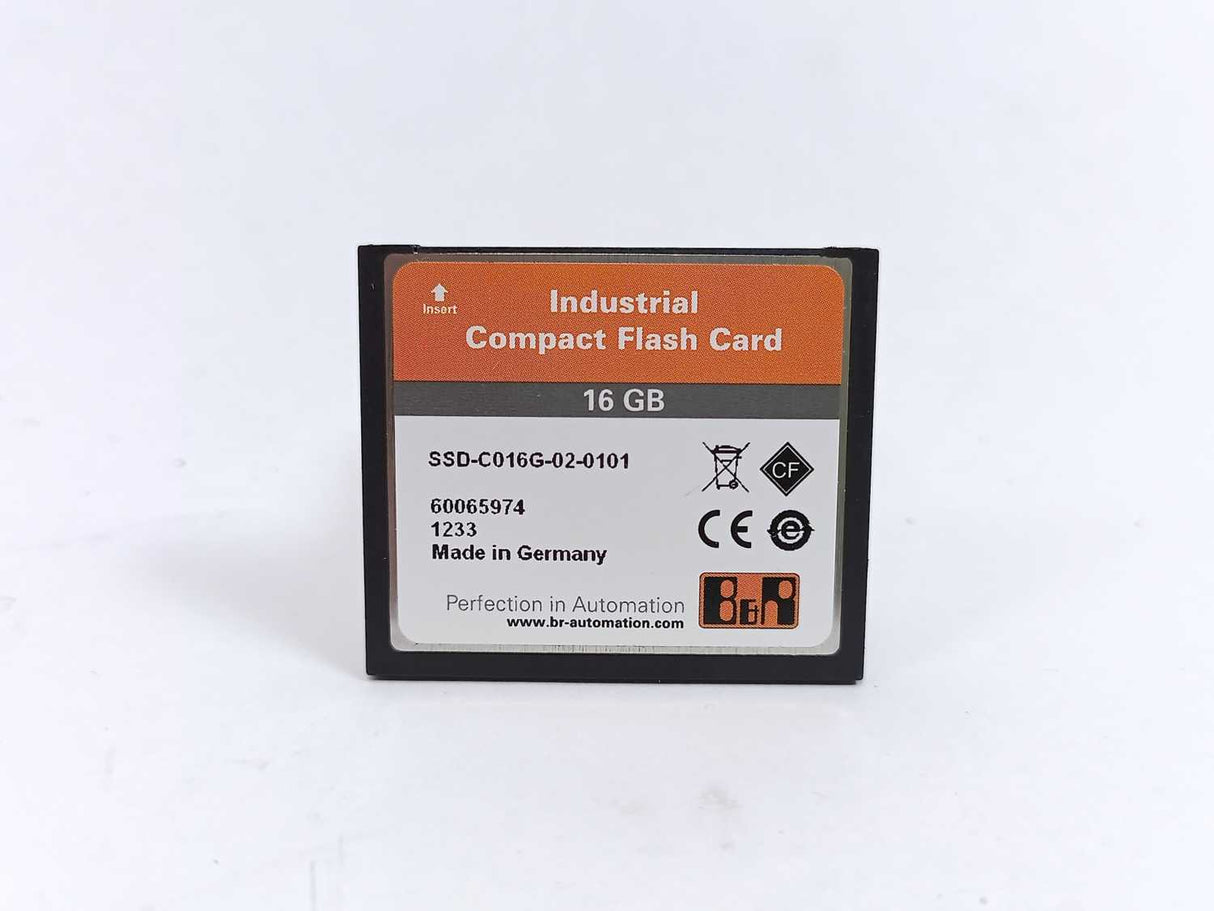 B&R 5CFCRD.016G-06 SSD-C016G-02-0101 16GB CompactFlash Card