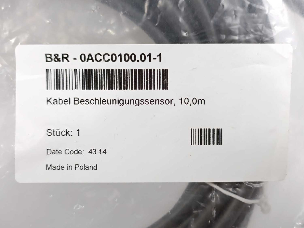 B&R 0ACC0100.01-1 Cable For Accelerometer