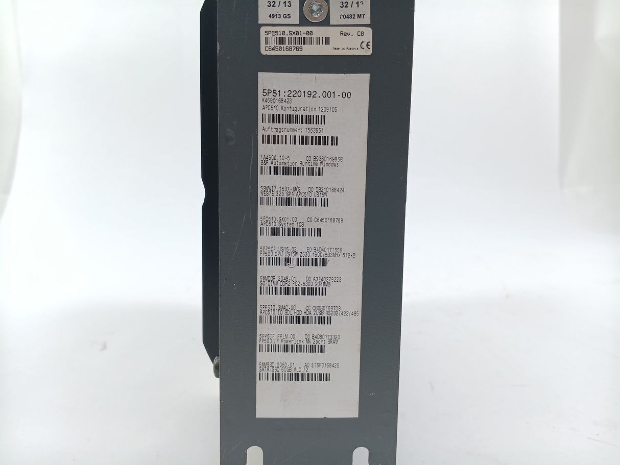 B&R 5PC510.SX01-00 Automation PC 510