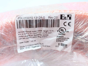 B&R 8BCM0010.1312A-0 ACOPOSmulti Motor Cable