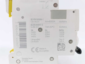 Schneider Electric A9F04302 Acti9 iC60N Miniature Circuit Breaker