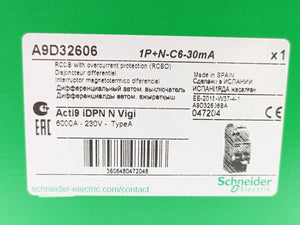 Schneider Electric A9D32606 Residual Current Breaker