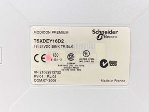 Schneider Electric TSXDEY16D2 Modicon Premium w/ TSXBLY01 Terminal Block