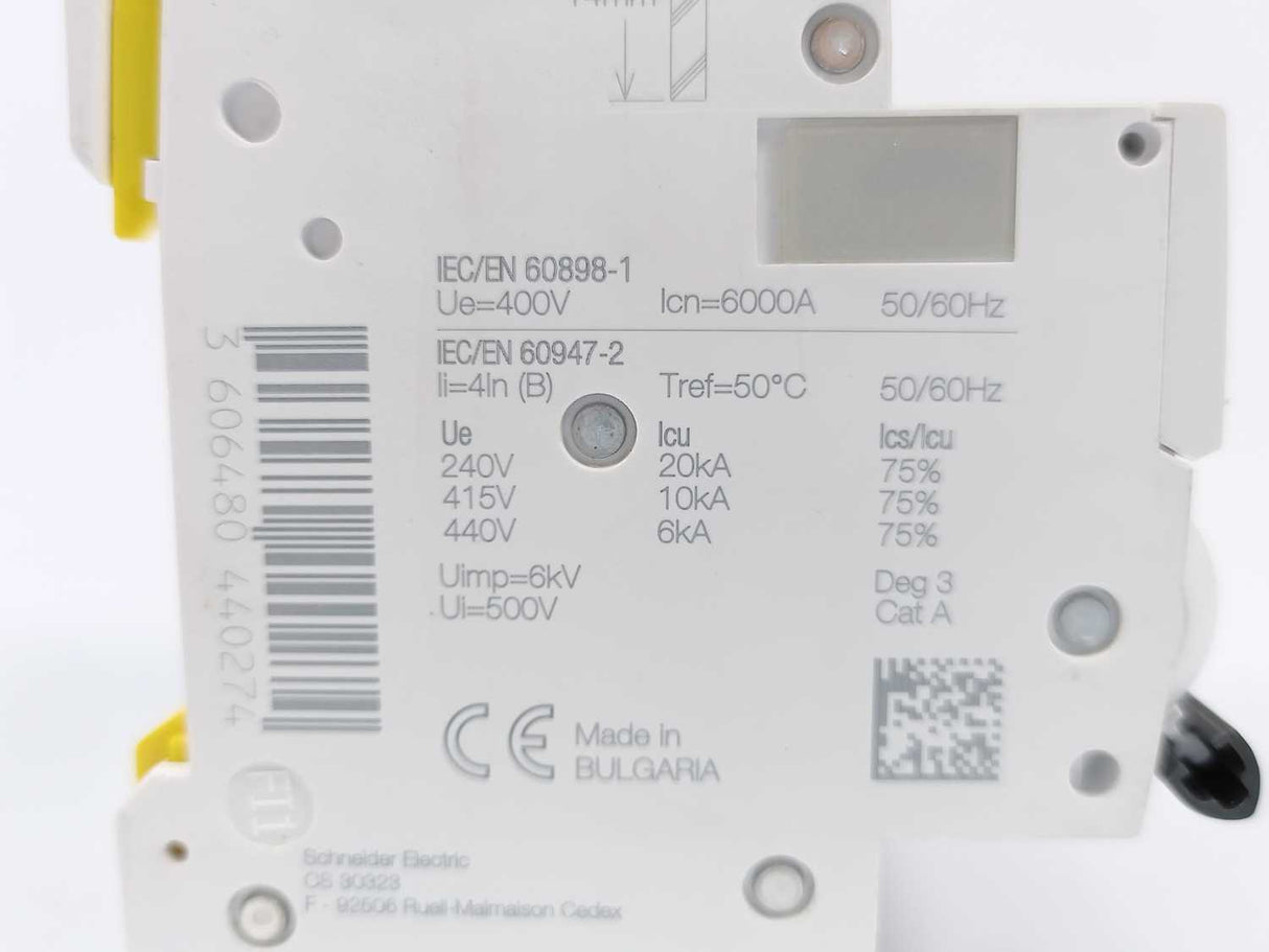 Schneider Electric A9F03750 Acti9 iC60N Miniature Circuit Breaker