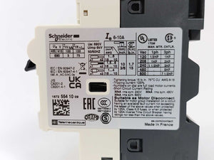 Schneider Electric GV2-RT14 Motor Circuit Breaker 6-10A