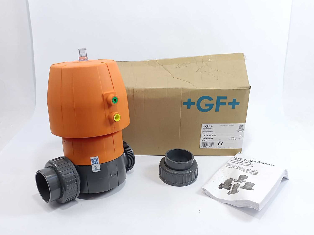 +GF+ 161684017 Diaphragm Valve 10+FC PVC/EPDM d63DN50