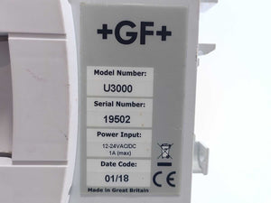 +GF+ U3000 Ultrasonic Flowsensor / Heatmeter (HM), 12-24VAC/DC, 1A