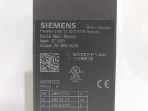 Siemens 6SL3120-2TE13-0AA4 SINAMICS S120 - Double Motor Module