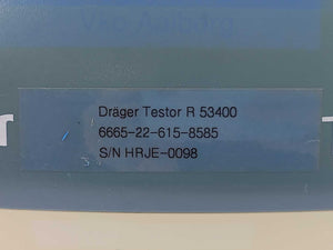 Draeger 6665-22-615-8585 Testor R 53400 Tests of Breathing Protection Equipment