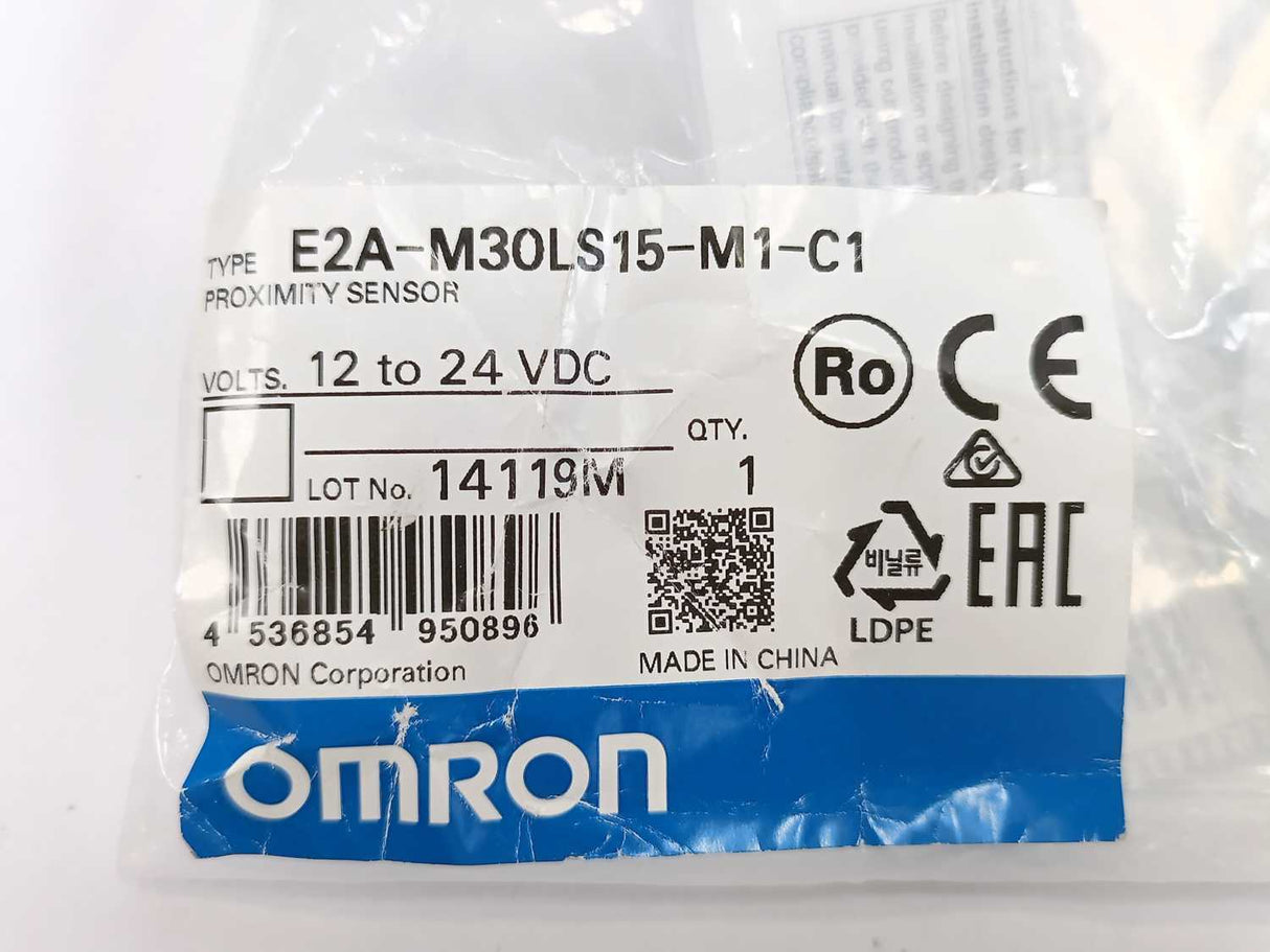 OMRON E2A-M30LS15-M1-C1 Proximity Sensor 12-24VDC