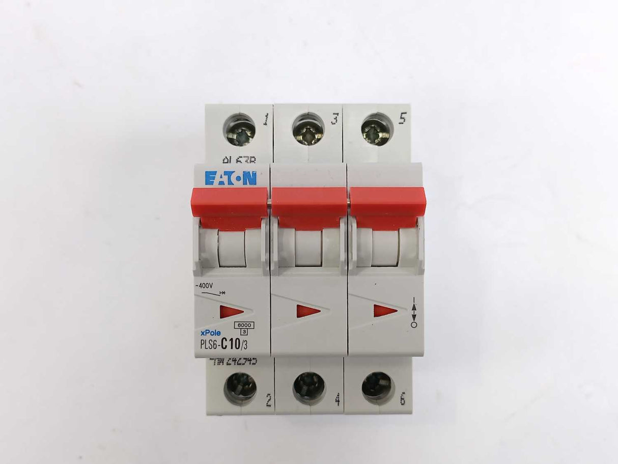 Eaton 242945 PLS6-C10/3-MW Miniature Circuit Breaker