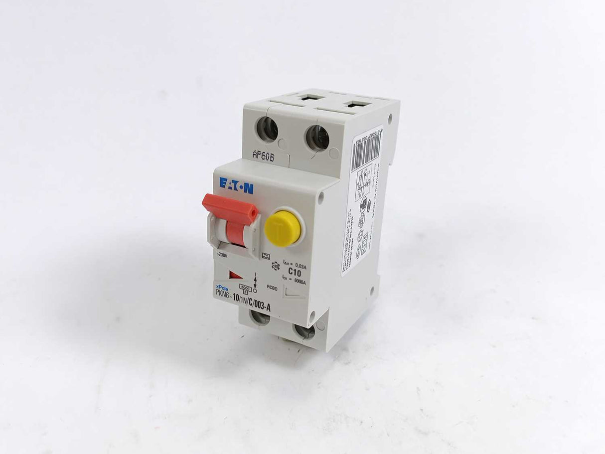 Eaton 236510 PKN6-10/1N/C/003-A-MW RCBO Combined RCD/MCB Device