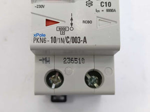 Eaton 236510 PKN6-10/1N/C/003-A-MW RCBO Combined RCD/MCB Device