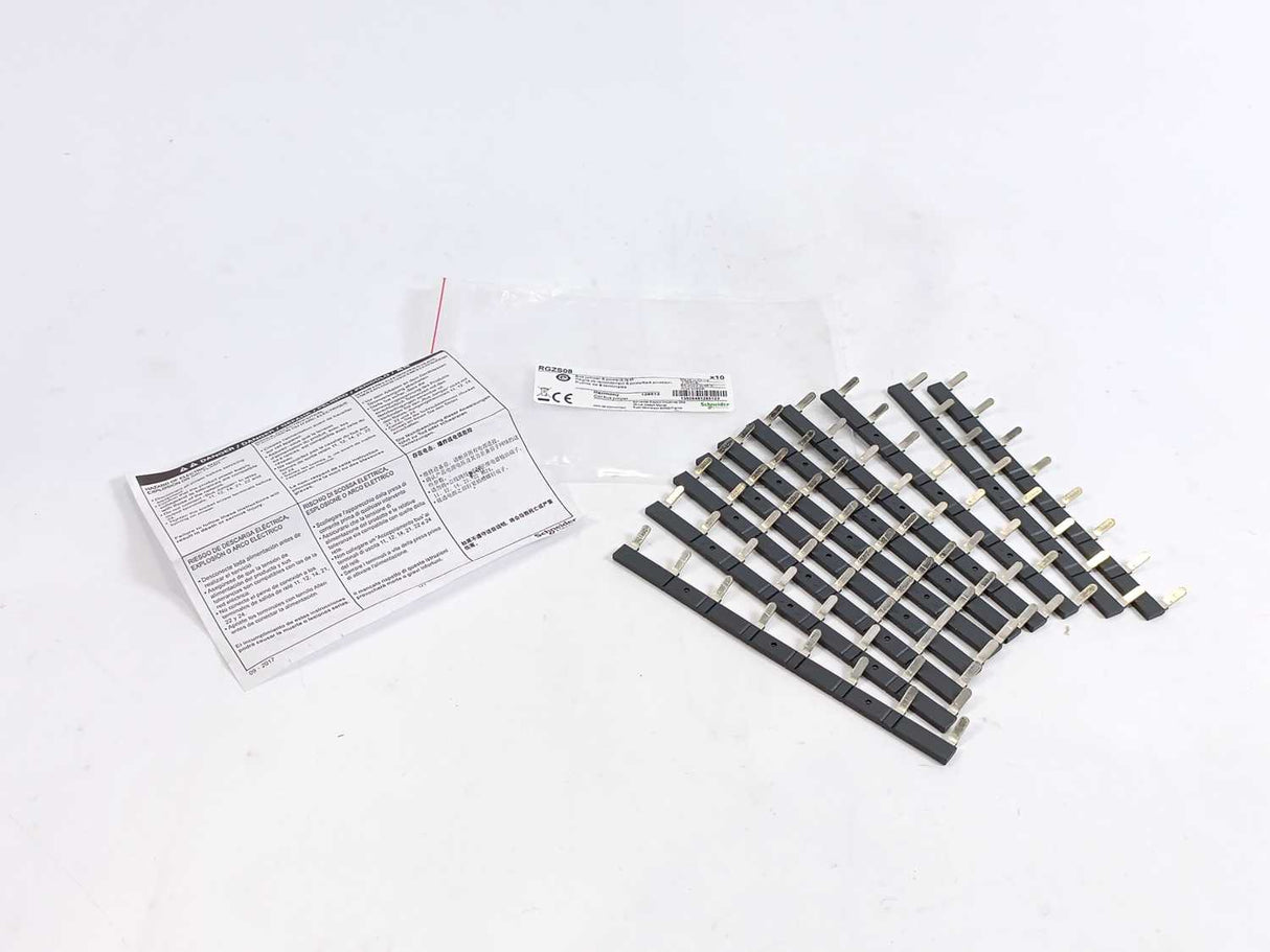 Schneider Electric RGZS08 Coil Bus Jumper 8 Poles Batch 10pcs.