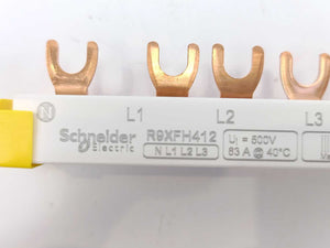 Schneider Electric R9XFH412 Comb Busbar 4P 12mod 63A N-L1-L2-L3 Batch 5pcs.