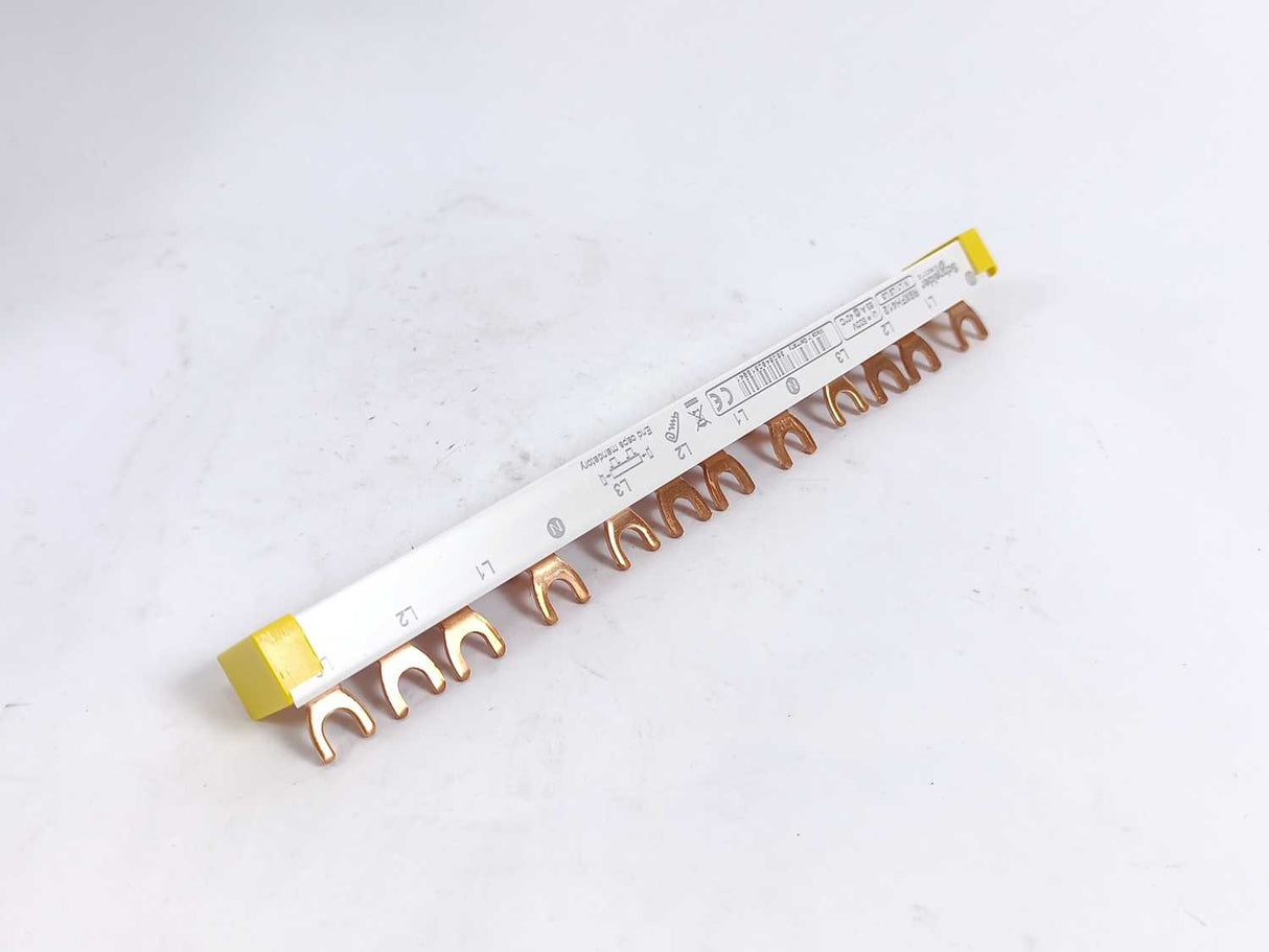 Schneider Electric R9XFH412 Comb Busbar 4P 12mod 63A N-L1-L2-L3 Batch 5pcs.