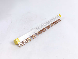 Schneider Electric R9XFH412 Comb Busbar 4P 12mod 63A N-L1-L2-L3 Batch 5pcs.