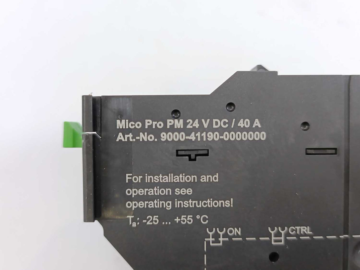 MURR Elektronik 9000-41190-0000000 Mico Pro PM 24VDC/40A