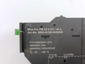 MURR Elektronik 9000-41190-0000000 Mico Pro PM 24VDC/40A