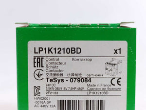 Schneider Electric LP1K1210BD Contactor 3-Pole