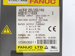 Fanuc A06B-6117-H304 Alpha i Power Supply Module