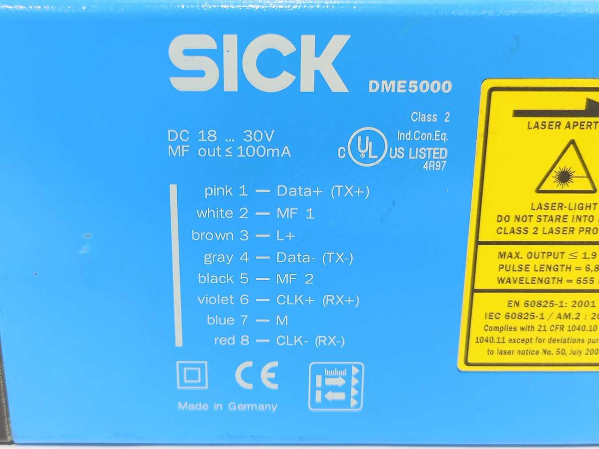 SICK 1022949 DME5000-111 Time-Of-Flight Sensor
