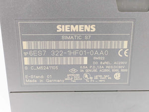 Siemens 6ES7322-1HF01-0AA0 SIMATIC S7-300, Digital Output SM 322