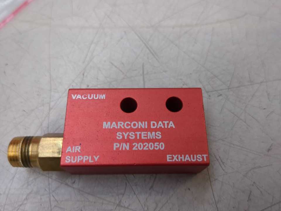 Marconi Data Systems 202050 Vacuum Ejector