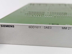 Siemens 6DD1611-0AE0 MM21 Coupling Memory Module 465 611.9004.00