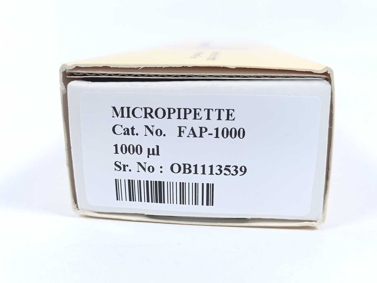 Accumax Lab FAP-1000 Accumax PRO Micropipette 1000 µl