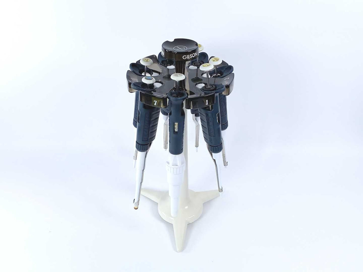 Gilson Pipetman Pipette Bundle w/ Stand
