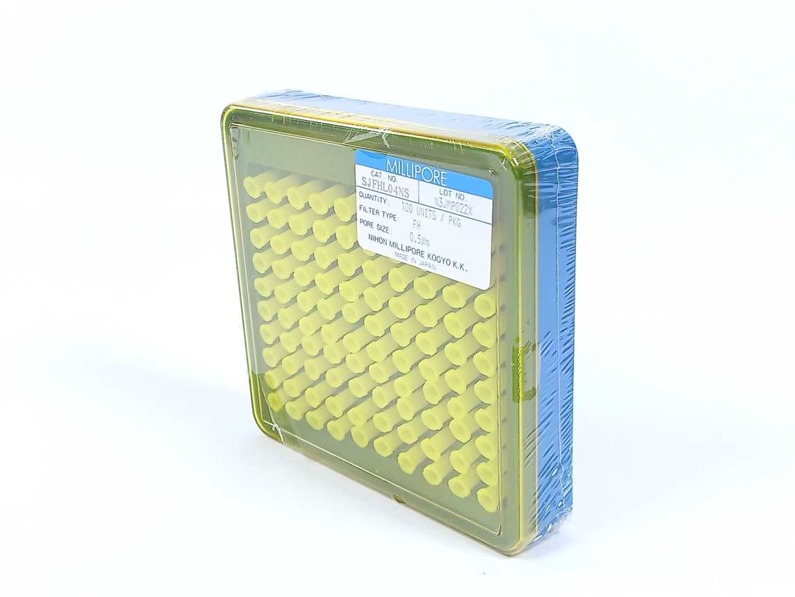 MILLIPORE SJFHL04NS Syringe Filter FH Type 0.5µm 100 Units/Pkg