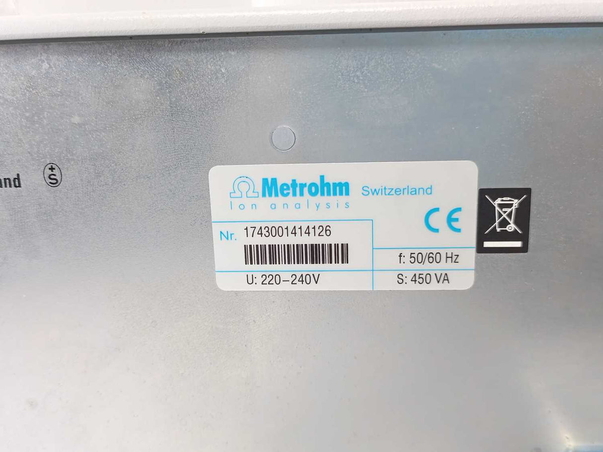 Metrohm 743 Rancimat Oxidation Stability Measurement Instrument