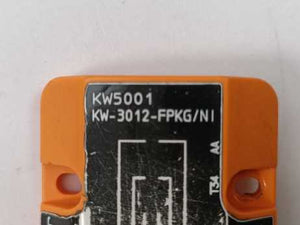 Ifm Electronic KW-3012-FPKG/NI KW5001 Capacitive Sensor